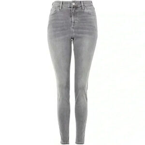 Topshop Jamie Skinny Jeans High Rise Ankle Cropped  Grey Size 26